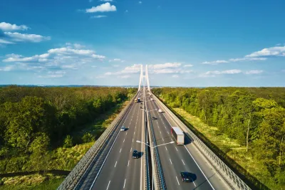 Large bridge, toll road, Switzerland e-vignette